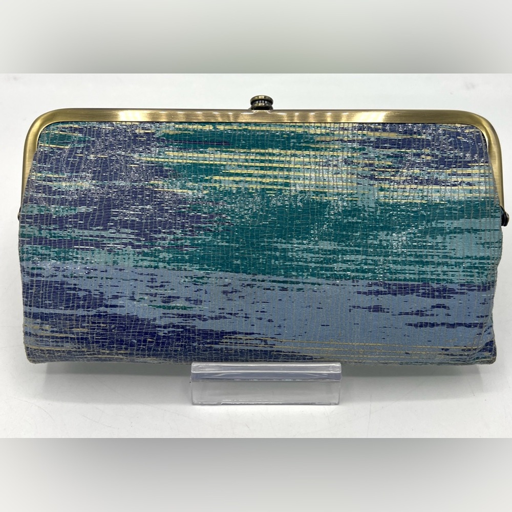 HOBO Blue and Green Wallet - Picture 3 of 13